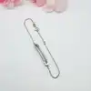 bracelet argent orné d'oxydes l16,8-19cm argent 925 millième (22 ct) 2,40g