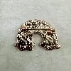 broche motif arc en ciel pavée d'oxydes