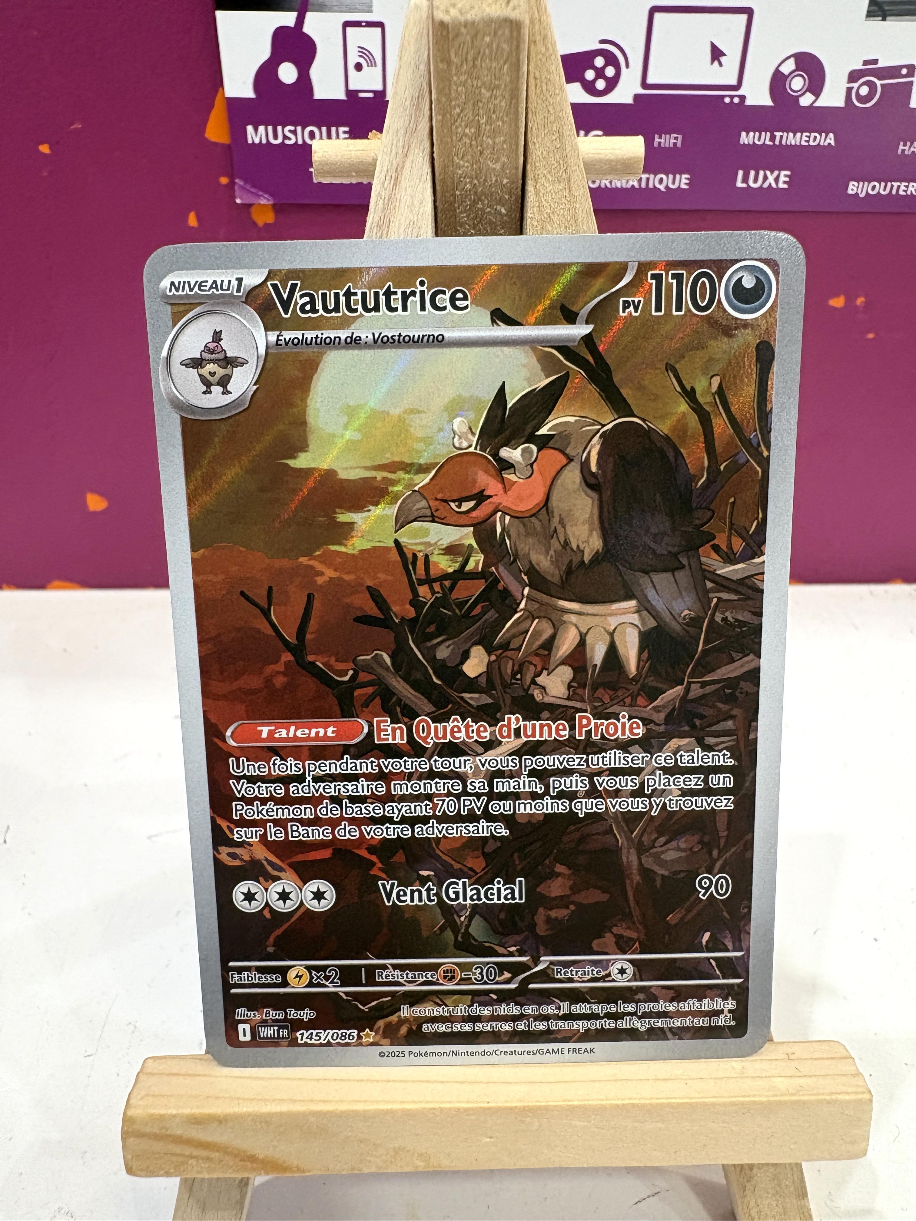 Carte Pokemon Vaututrice 145/086