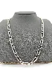 chaîne argent maille figaro l51cm argent 925 millième (22 ct) 32,25g