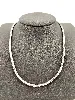 chaîne en argent maille palmier argent 925 millième (22 ct) 22,39g