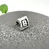 charm pandora alphabet lettre b argent 925 millième (22 ct) 3,45g