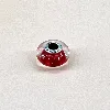 charm pandora charm verre de murano rouge avec gouttes  argent 925 millième (22 ct) 3,09g