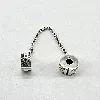 charm pandora clip chaîne de confort logo argent 925 millième (22 ct) 6,44g