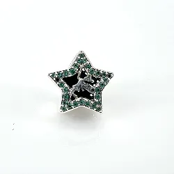 charm pandora disney étoile fée clochette argent 925 millième (22 ct) 2,40g