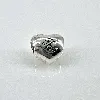 charm pandora en argent coeur sigles chinois argent 925 millième (22 ct) 3,34g