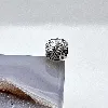 charm pandora pave flocon de neige scintillant transparente argent 925 millième (22 ct) 3,19g