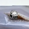 charm pandora pave flocon de neige scintillant transparente argent 925 millième (22 ct) 3,19g