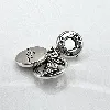 charm pandora pendentif 2 ronds star wars yoda jedi master dangle argent 925 millième (22 ct) 4,01g