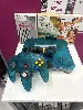 console nintendo 64 bleue transparente avec 1 manette