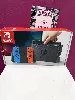 console nintendo switch rouge fluorescent/ bleu neon