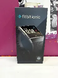 fitbit ionic montre connectée avec un capteur de fréquence cardiaque charbon/gris fumée