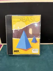 jeu cassette msx initiation au basic volume 1