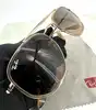 lunettes de soleil ray-ban rb3648-m the marshal ii monture en métal doré et verres morron dégradé