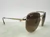lunettes de soleil ray-ban rb3648-m the marshal ii monture en métal doré et verres morron dégradé