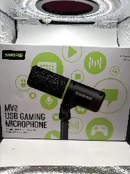 micro gaming shure mv6 microphones usb