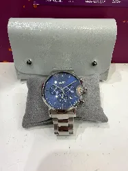 montre cluse aravis chrono acier bleu cw0101502011