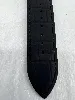 montre omega constellation, mouvement quartz, boîtier en métal doré, bracelet en cuir noir neuf, de remplacement, non d'origine.