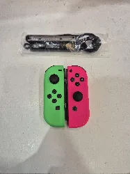paire de joycon nintendo switch vert + fushia