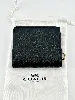 portefeuille coach à bouton pression en cuir noir