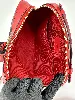 sac à main louis vuitton saintonge en toile monogram et cuir rouge avec bandoulière