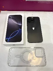 smartphone iphone 16 pro max 256 gb -  black titanium, 6.90, sim + esim, 48 mpx, 5g