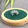 111447 bague maillon chaîne gourmette argent 925 millième (22 ct) 2,98g