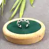 111448 bague maillon chaîne gourmette argent 925 millième (22 ct) 3,57g