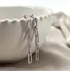 13902 boucles d'oreilles chaînes argent 925 millième (22 ct) 4,4g