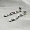 13902 boucles d'oreilles chaînes argent 925 millième (22 ct) 4,4g