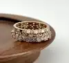 20014310 bague tour américain sertie de petits oxydes ronds t56