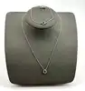 87409218 bracelet orné d'une pierre bleue en forme de goutte d'eau et entourée d'oxydes argent 925 millième (22 ct) 1,7g