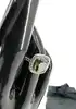 bague apm monaco pierre verte & demi-tour pavé zirconiums blancs t54 argent 925 millième (22 ct) 3,24g