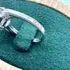bague argent sertie d'un zircon en forme de poire t50 argent 925 millième (22 ct) 2,92g