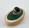bague en argent avec onyx t66 argent 925 millième (22 ct) 13,28g