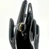 bague en argent avec onyx t66 argent 925 millième (22 ct) 13,28g