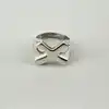 bague en argent design croisé t63 argent autre 15,24g