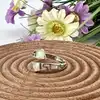 bague ouverte en argent avec opale argent 925 millième (22 ct) 2,58 g