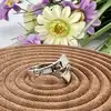 bague ouverte en argent avec opale argent 925 millième (22 ct) 2,58 g