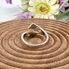 bague ouverte en argent avec opale argent 925 millième (22 ct) 2,58 g
