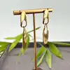 boac boucles d’oreilles pendantes ovales entrelacées