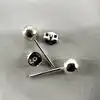 bodar85 boucles d'oreilles boule argent 925 millième (22 ct) 0,6g