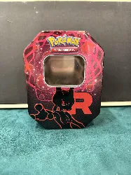 boite pokemon métal team rocket, rangement