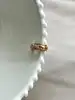 bojb anneau d'oreille unitaire maillons sertis d'oxydes