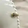 bojb anneau d'oreille unitaire serpent serti d'oxydes