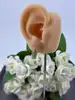 boucles d'oreilles créoles ornées d'oxydes en acier doré d1 cm