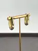 boucles d'oreilles forme goutte d'eau en acier doré