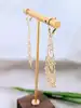 boucles d'oreilles or motifs pendants en filigrane or 750 millième (18 ct) 6,23g