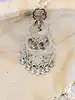 boucles d'oreilles or motifs pendants en filigrane or 750 millième (18 ct) 6,23g