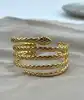 brac bracelet jonc ouvert motif serpent